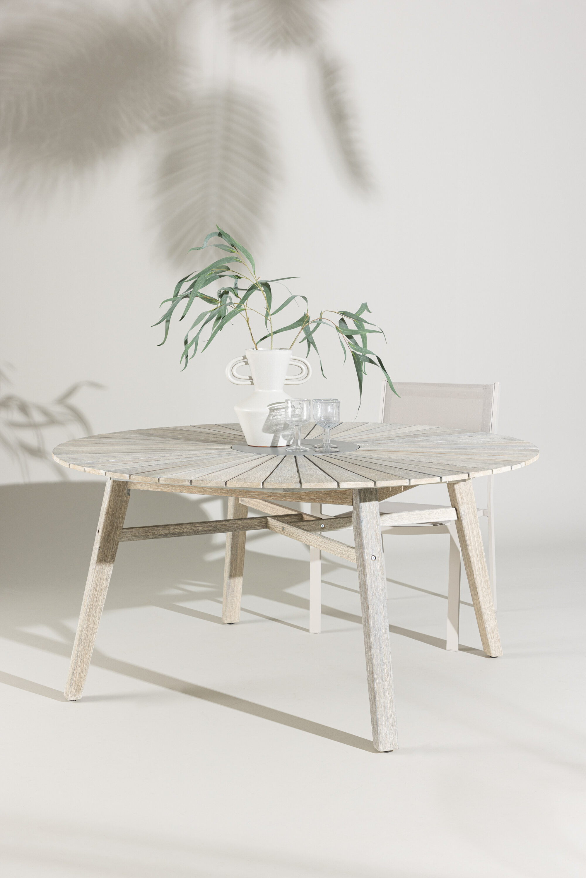 Nohr Ronde Tuintafel Enrico Acaciahout