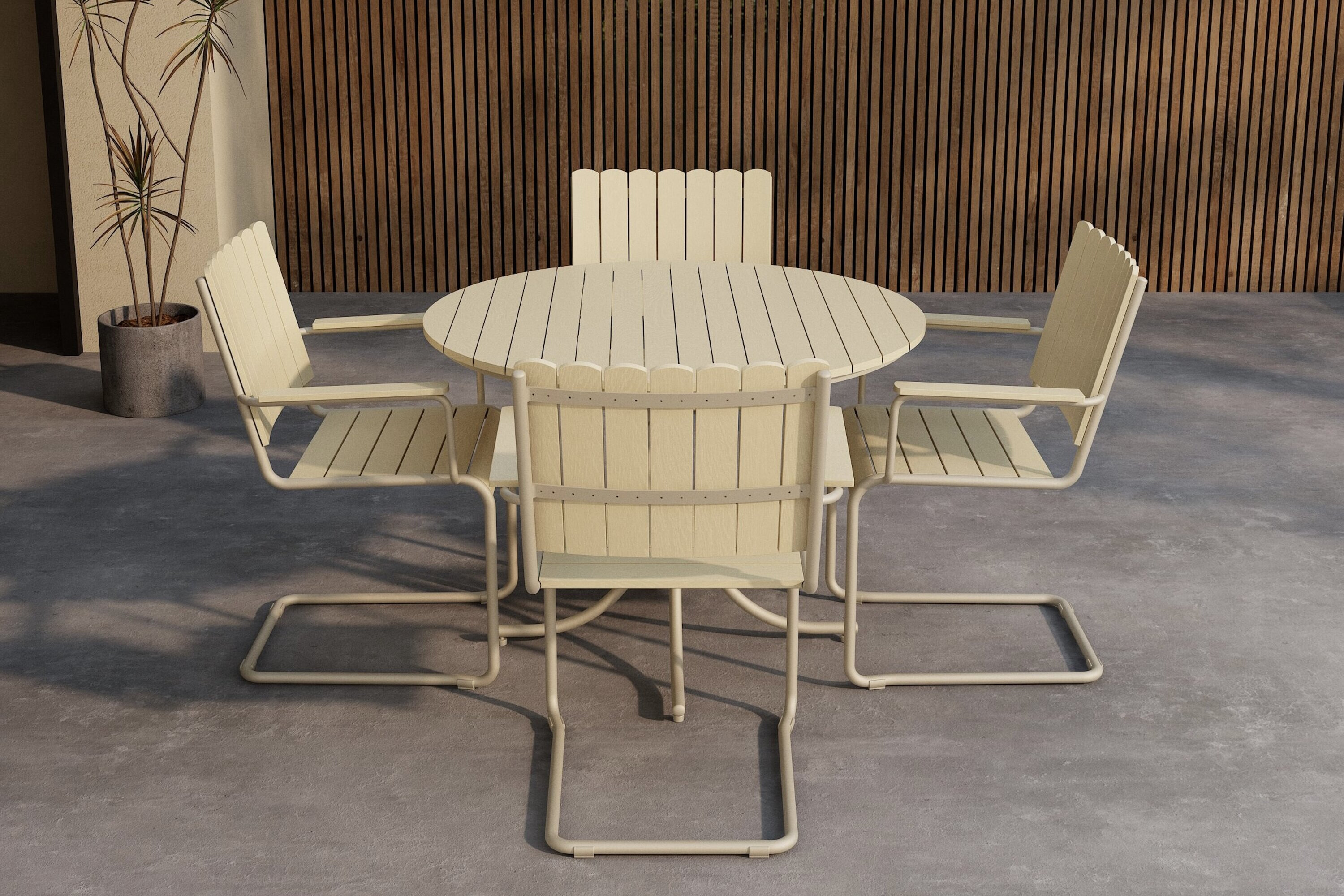 Nohr Tuinset Shayvonne Met tuintafel en 4 stoelen