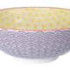 Noodlekom Tokyo Design Studio - Star Wave - Geel/Paars - 1000ml 21x7.8cm | Tokyo Design Studio