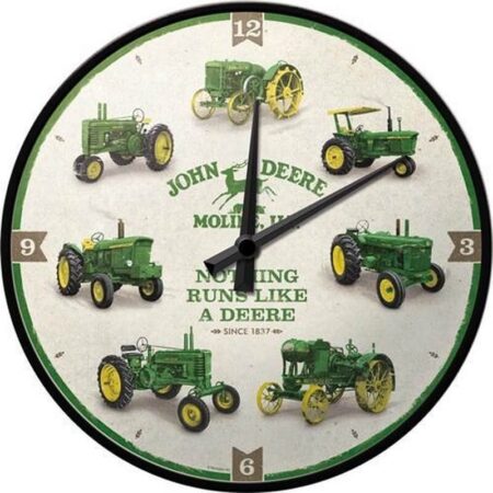 Nostalgic Art wandklok John Deere moline diameter 30 cm | Nostalgic Art
