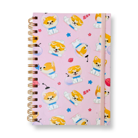 Notebook Hardcover A5 - Space Shiba | Kenji