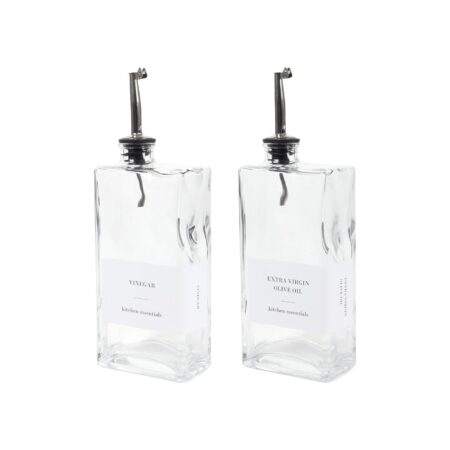 Olie- en azijnfles 2-delig XL 500ml | Merkloos