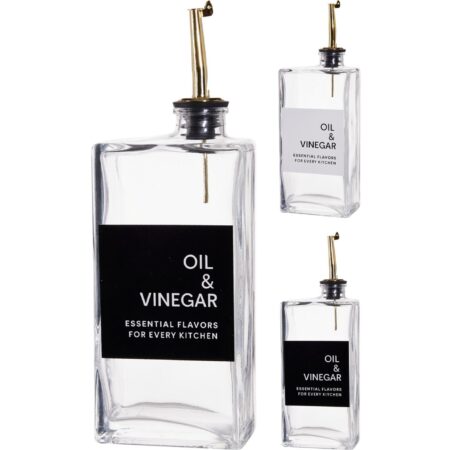 Olie/azijnfles glas 500ml | Excellent Houseware