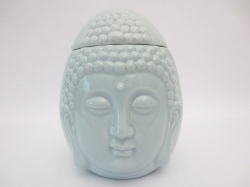 Oliebrander Boeddhahoofd licht blauw | Dragon Euro Trade