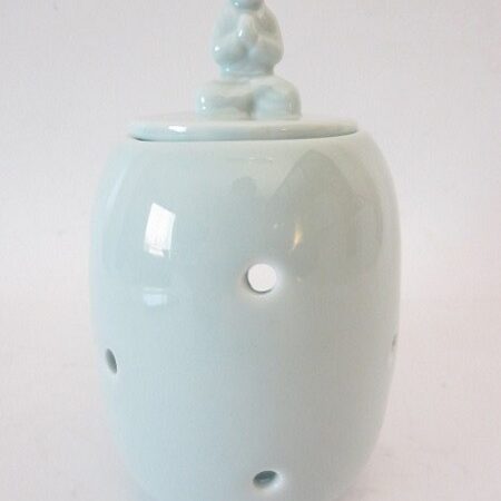 Oliebrander licht blauw meditatie Boeddha | Dragon Euro Trade