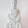 Oliebrander mediterende Boeddha wit | Dragon Euro Trade