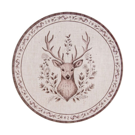 Onderbord Beige Bruin Hert | Clayre&Eef