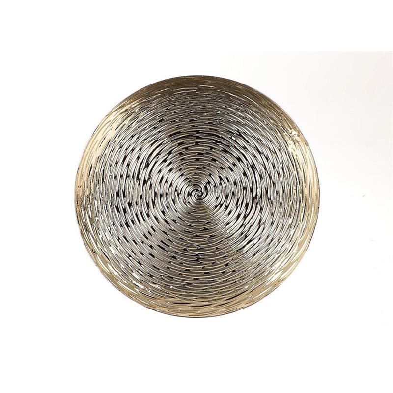 Onderbord Ø33xh2cm goud | HBX natural living