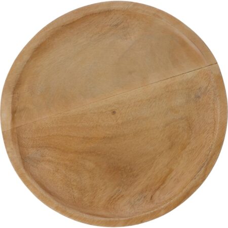 Onderbord hout Ø28cm naturel | Home & Styling