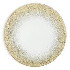 Onderzetter 10cm Goud Glitter |