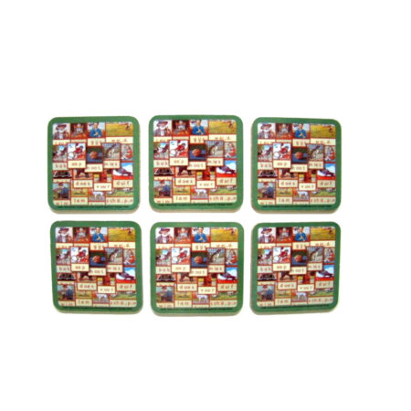 Onderzetter Aap Noot Mies kurk set 6 |