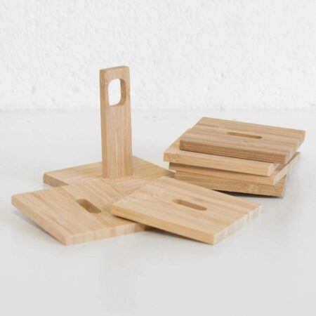 Onderzetter Bamboe Set Van 6 |
