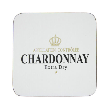Onderzetter Chardonnay wit