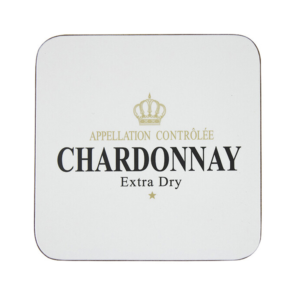 Onderzetter Chardonnay wit