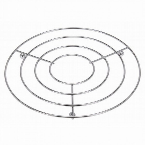 Onderzetter chroom 20cm |