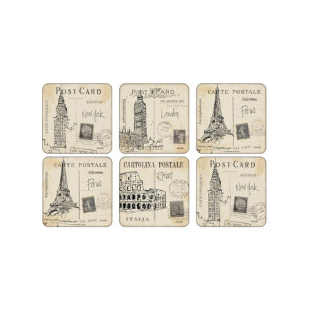 Onderzetters Postcard Sketches