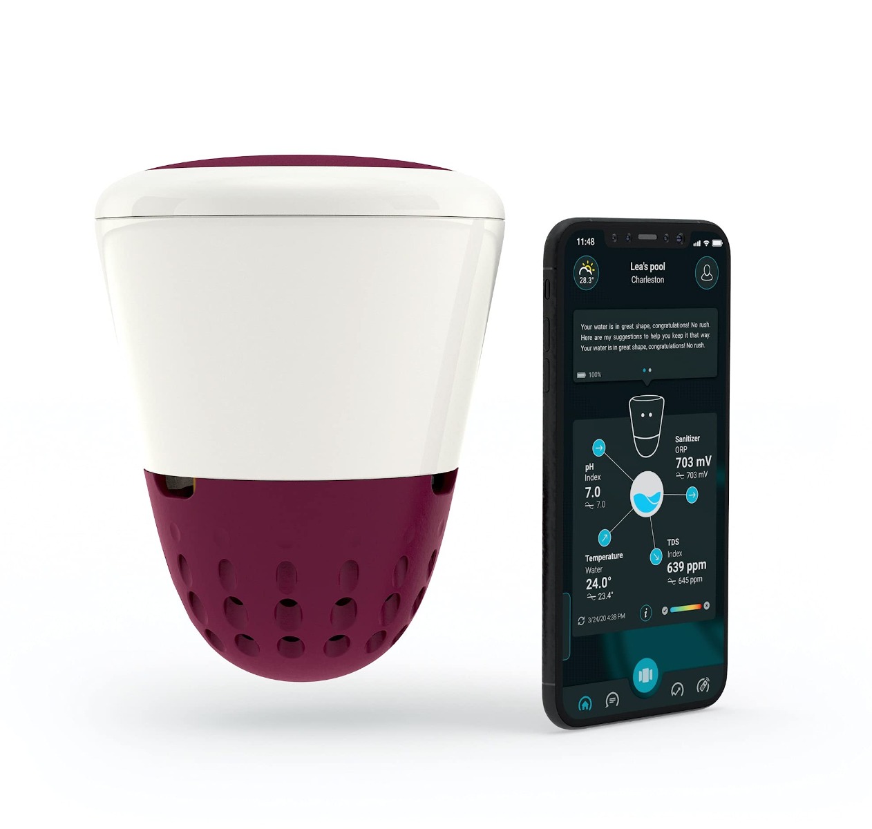 Ondilo ICO smart spa tester met kalibratieset | Ondilo