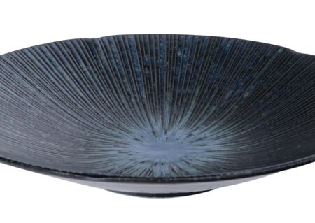 Ontbijtbord Blauw/Zwart 22