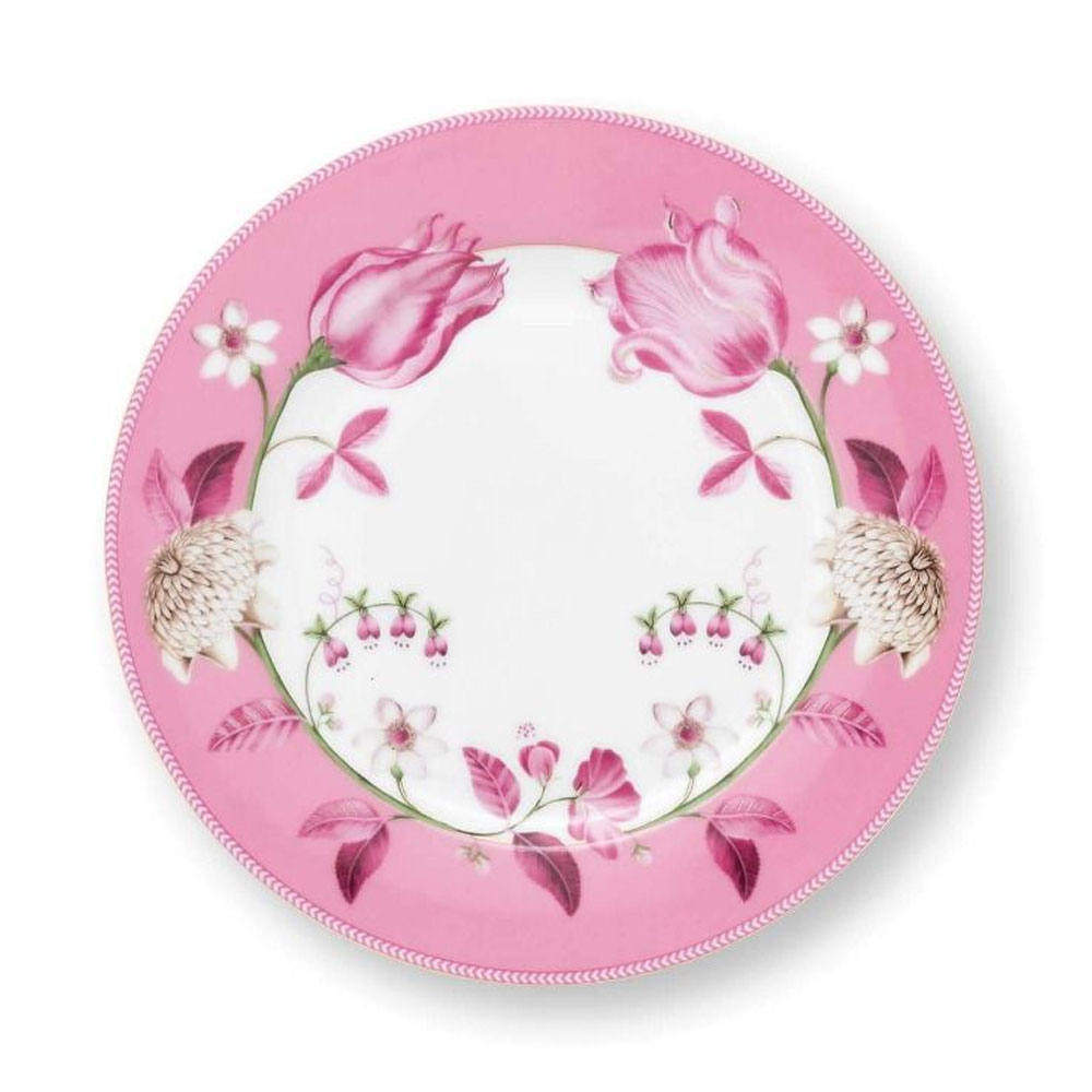 Ontbijtbord Jolie tulip roze 23cm | PiP Studio