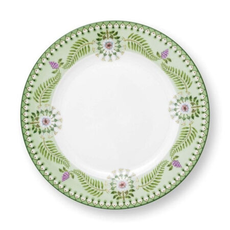 Ontbijtbord Lily & Lotus groen 23cm | PiP Studio