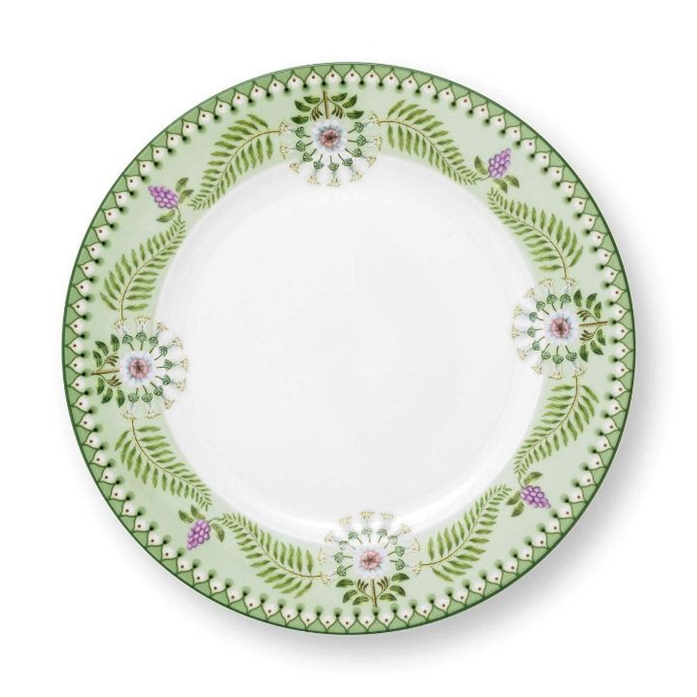 Ontbijtbord Lily & Lotus groen 23cm | PiP Studio