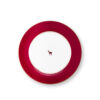 Ontbijtbord Love Birds Deer Dark Red 21 cm | PiP Studio