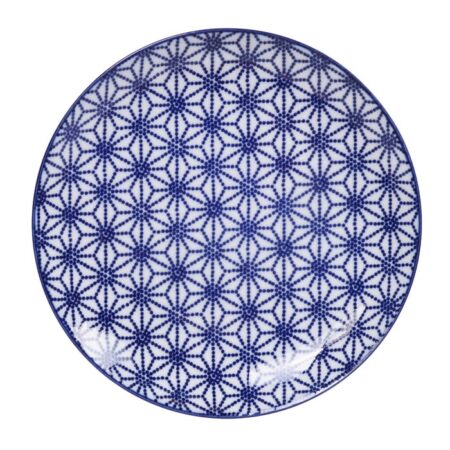 Ontbijtbord Nippon Blue - Tokyo Design Studio - Sterpatroon - 20.6cm | Tokyo Design Studio