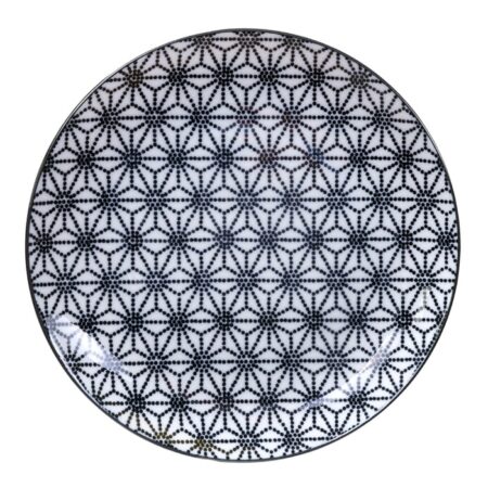 Ontbijtbord Star - Tokyo Design Studio - Nippon Black - 20.6 x 2.2 cm | Tokyo Design Studio