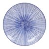 Ontbijtbord met blauwe lijnen - Tokyo Design Studio Nippon Blue - 20.6 x 2.2cm | Tokyo Design Studio
