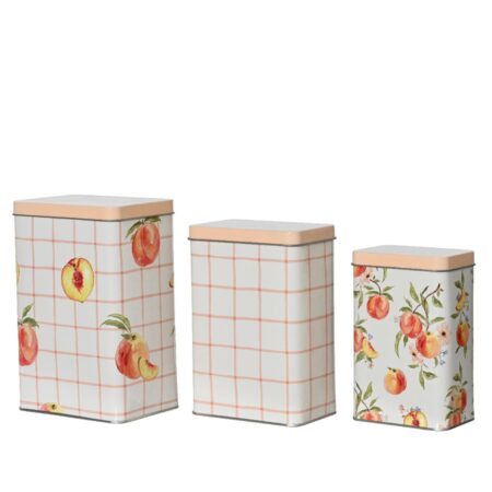 Opbergblik 3-delig H18.5cm multi | Decoris