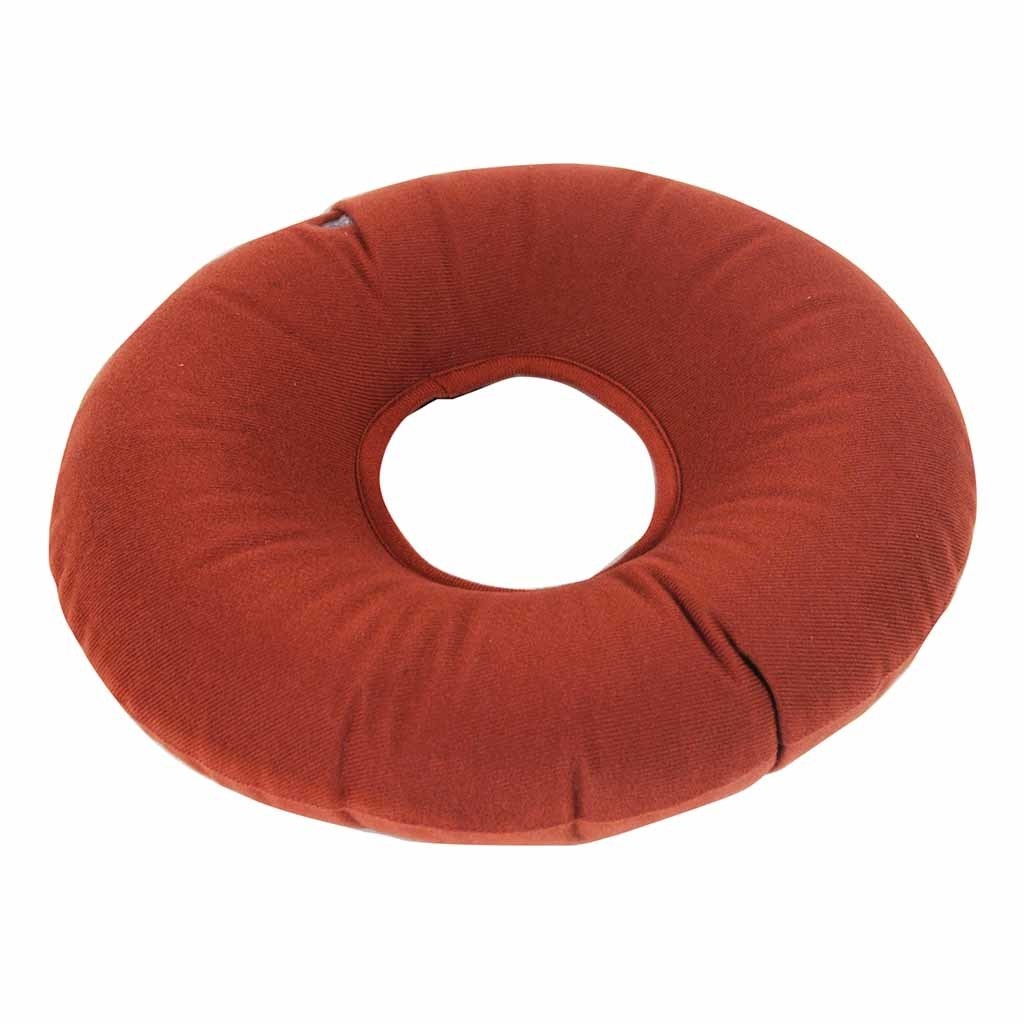 Opblaasbaar ringkussen | Donut zitkussen | Diameter 33 cm | Hoogte 8 cm | Rood | VM934BB | ThuiszorgwinkelXL