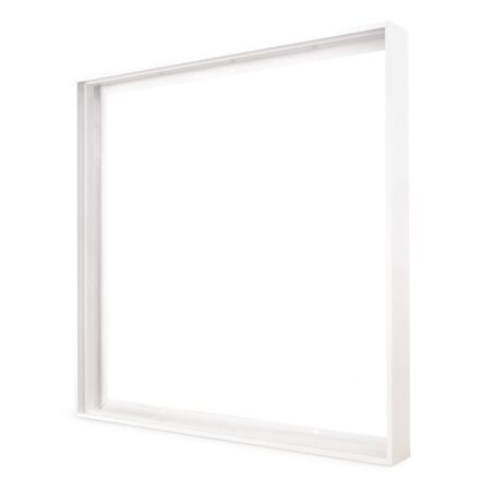 Opbouwframe voor LED Paneel - Geschikt voor 62x 62 cm LED Panelen - Plug & Play kliksysteem - 62mm - Wit | HOFTRONIC