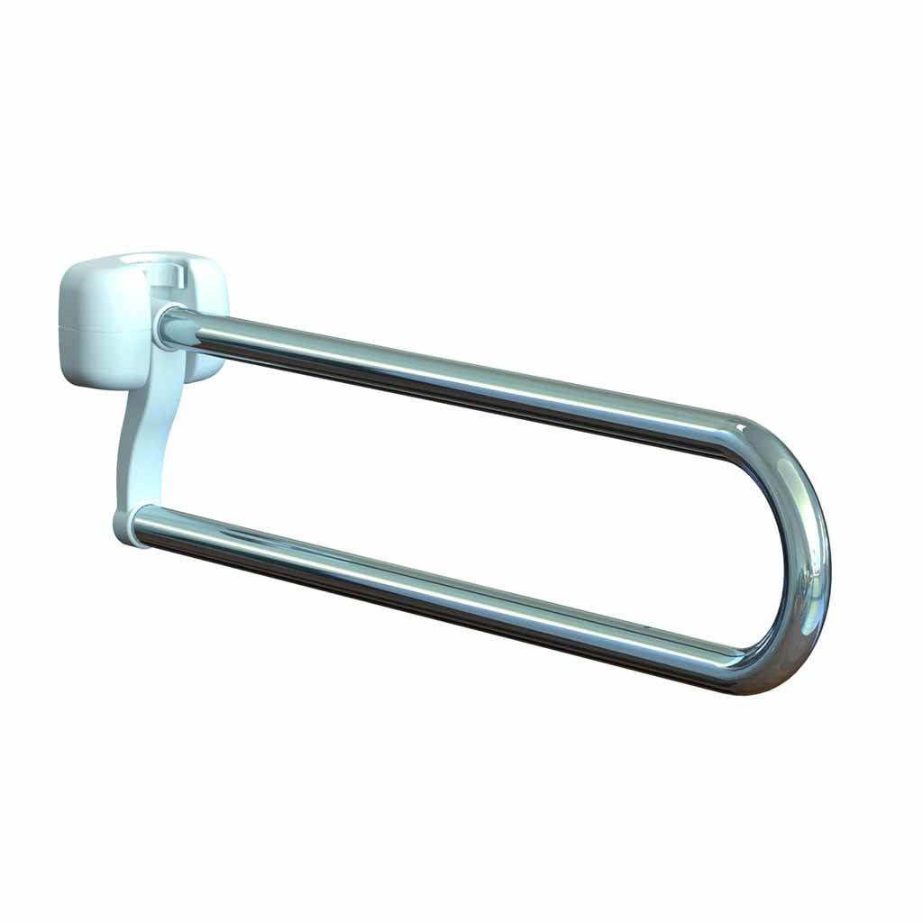 Opklapbare toiletbeugel - RVS | Lengte: 80 cm | Toiletsteun | WC Steun | PR50950-80 | ThuiszorgwinkelXL
