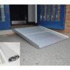 Oprijplaat oprolbaar | Rolstoelhelling | Aluminium | Afmetingen 91 x 75 cm | Maximale hoogte: 20 cm | Oprijplaten | Drempelhulpen | PR30297 | ThuiszorgwinkelXL
