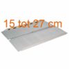 Opvouwbare aluminium oprijplaat 15 tot 27 cm | Kies uw afmeting : Breedte 72 cm | ThuiszorgwinkelXL