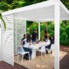 Orion schutterpaneel vast horizontaal 400 cm - Wit | Orion