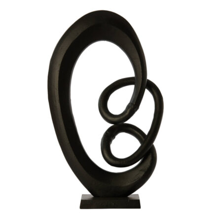 Ornament Eddy mat zwart L | Light & Living