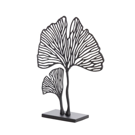 Ornament Leaf mat zwart XXL | Light & Living