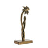 Ornament op voet Daffodil antiek brons M | Light & Living