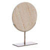 Ornament op voet Moreno zand travertin | Light & Living