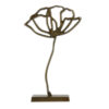 Ornament op voet Papaveru antiek brons L | Light & Living