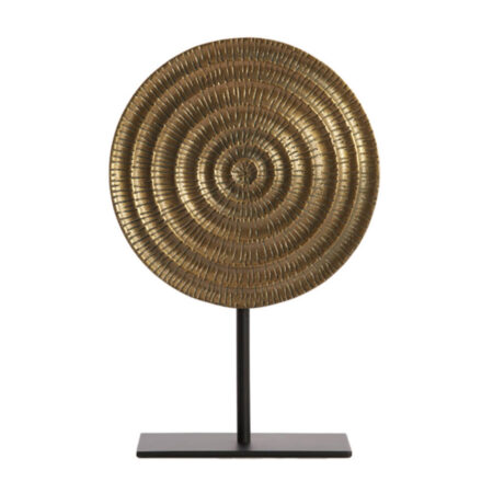 Ornament op voet Pilar antiek brons M | Light & Living