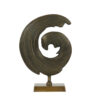 Ornament op voet Shwiba antiek brons | Light & Living
