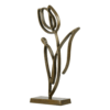 Ornament op voet Tulipanu antiek brons L |