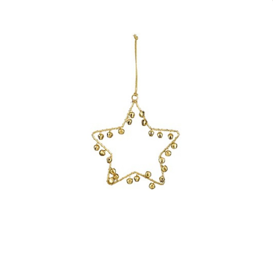 Ornament ster goud - h1xD10cm |