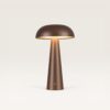 Oryllo - Paddenstoel lamp oplaadbaar Brons 30 cm - Dressoir lamp - Dimbaar - Tafellamp horeca - Modern design - USB-C - 3000K/4500K/6500K | LUSENZ