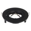 Oslo - LED Inbouwspot - Kantelbaar armatuur - Diameter 93mm - GU10 Fitting incl. lamphouder - Rond - IP20 - Zwart | HOFTRONIC