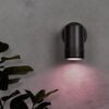 Otey - Smart LED LED Wandlamp Zwart - Downlight - GU10 5