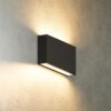 Otis M LED Wandlamp Dimbaar - 10 Watt 1320 Lumen - IP54 Waterdicht - 2700K Warm Wit - Binnen en buiten - Up & Down Light - Zwart - Modern | HOFTRONIC