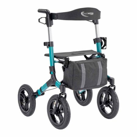 Outdoor rollator met luchtbanden | Kies uw kleur : Groen | MultiMotion | MultiMotion